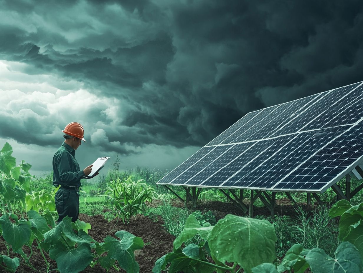 What are the most important factors to consider when choosing solar panels for extreme weather?